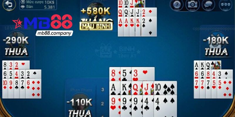 Cách chơi mậu binh đơn giản tại MB88